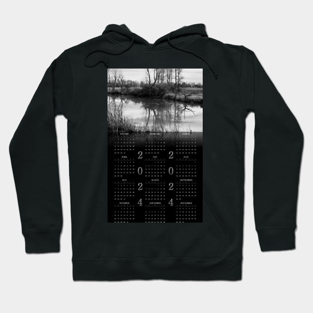 Shaver Creek • 2024 Year-at-a-glance Calendar Hoodie by photoclique